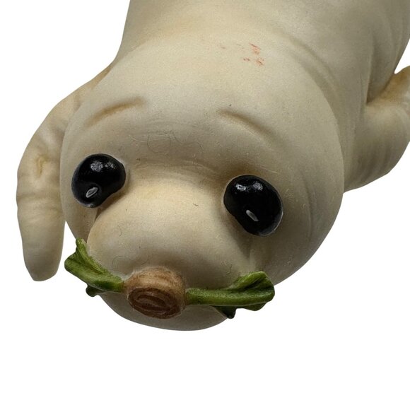 Enesco Home Grown Radish Seal Vegetable Figurine Resin 2007 4008118 Collectible - Picture 6 of 12